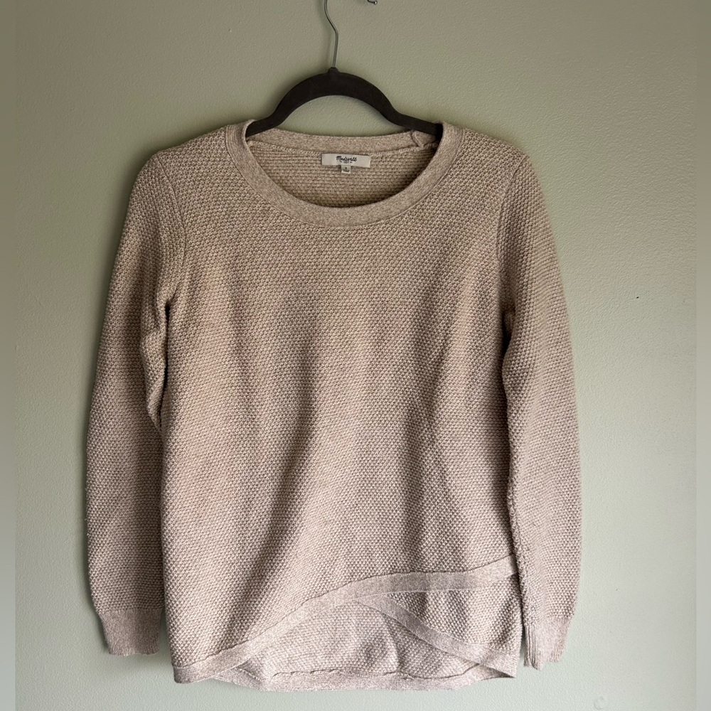 Madewell Feature Pull Over Sweater | size S